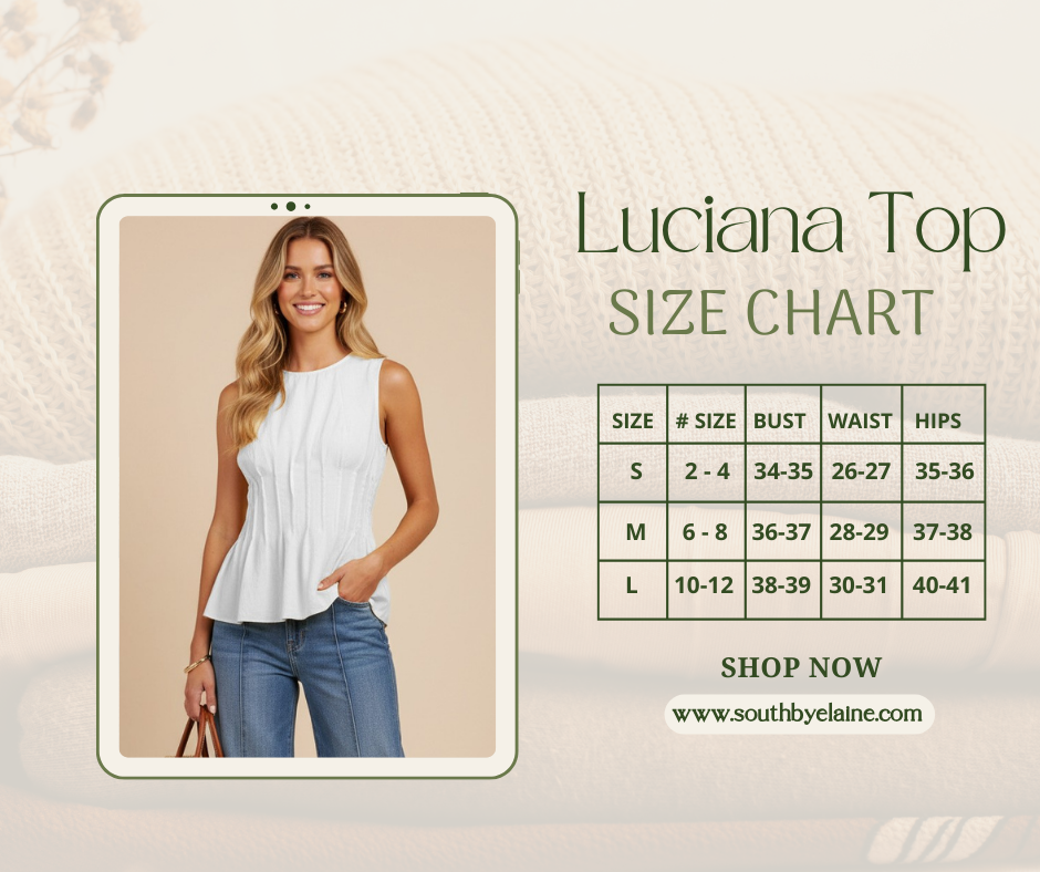 Luciana Peplum Top