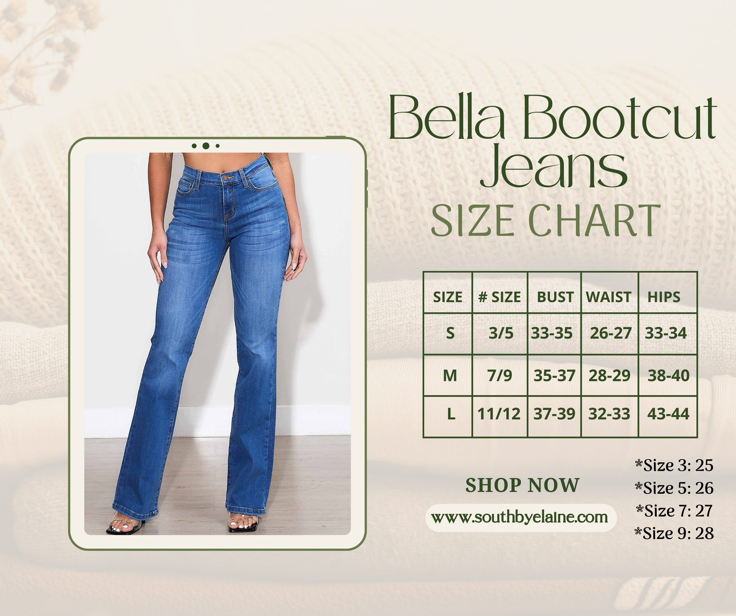 Bella Bootcut Jeans