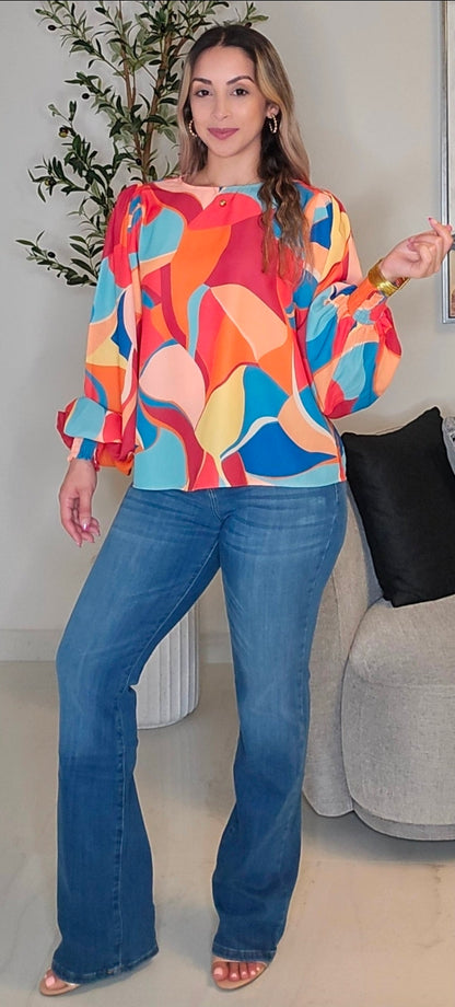 Vaqueros con corte tipo bota Bella